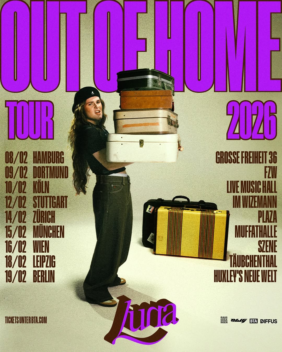 LUNA Out of Home Tour Poster 2026